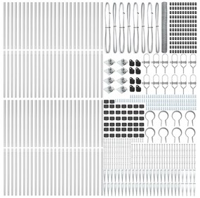 Cerca Hexagonal vidaXL 1,2x100 m Aço Galvanizado