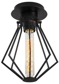 Chandelier Oylat – Preto – 18 cm Diâmetro, 25 cm Altura