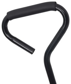 Carrinho de mão basculante para jardim 300 kg 75 L preto