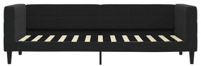 Sofá-cama 80x200 cm veludo preto