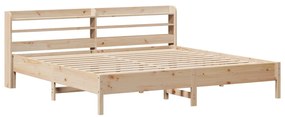 Cama sem colchão 180x200 cm madeira de pinho maciça