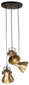 Candeeiro suspenso 25 W 30x30x100 cm E27 bronze antigo