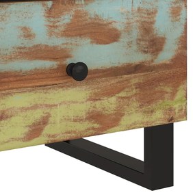 Mesa de cabeceira madeira recuperada maciça/madeira processada