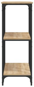 Mesa consola 102x35x90 cm derivados de madeira carvalho sonoma
