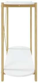 Mesa consola 110x38x75 cm derivados de madeira branco