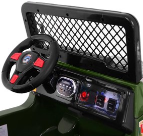 Jipe elétrico para Crianças 12V RAPTOR Drifter Rodas de EVA Verde