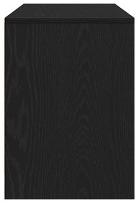 Armário de TV vidaXL Carvalho Preto 102x37,5x52,5 cm de Madeira de Eng