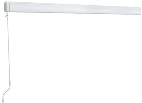 Toldo manual com caixa 450x300 cm azul e branco