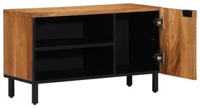 Armário para TV vidaXL 80x31,5x46 cm Madeira Sólida de Acácia