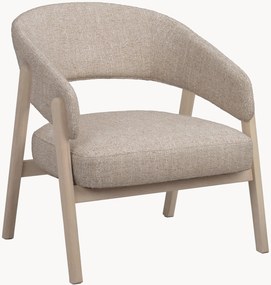 Cadeira lounge estofada Barnaby