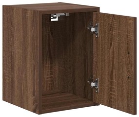 Armários de parede para garagem 2pcs derivados de madeira