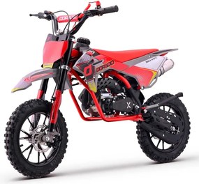 MINI MOTO Crianças MINICROSS gasolina DORADO MD3 49cc 2T 10/10" Com Limitador Velocidade Vermelha