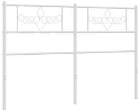 Cabeceira de cama 120 cm metal branco