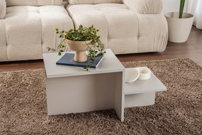 Mesa de Centro Harmony – Cinza – 80 cm x 40 cm x 40 cm