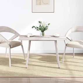 Tampo de mesa retangular 100x60x2,5 cm pinho maciço branco