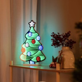 Candeeiro de mesa de Natal Árvore de Natal Incl. LED com temporizador - Infinidade
