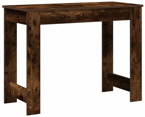 Secretária 100x45x75 cm derivados madeira cor carvalho fumado