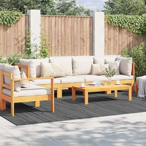 vidaXL Tapete Externo 'ARAKIL'Cinza 300 x 400 cm PP