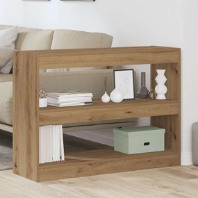 Estante/Divisor de Ambiente vidaXL - Carvalho Artisan - 100x30x72 cm -