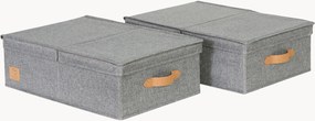 Caixas com tampa Premium, conjunto de 2