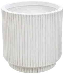 Vaso para plantas branco creme ⌀ 24 cm DARIA Beliani