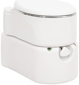 Sanita integrada p/ campismo 24+17 L PEAD e aço branco