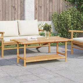 vidaXL Mesa de centro 110x55x45 cm bambu
