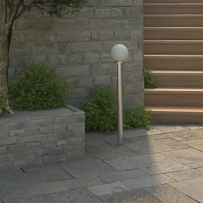 vidaXL Poste de luz para jardim com 1 lâmpada 110 cm