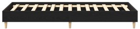 Estrutura de Cama vidaXL 90x190 cm em Madeira de Carvalho Preto