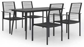 5 pcs conjunto de jantar para jardim