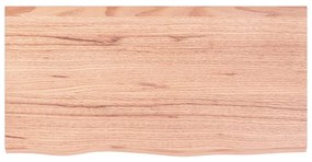 Prateleira de parede 80x40x(2-6) cm carvalho tratado castanho