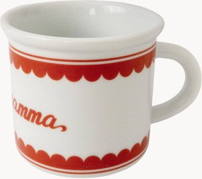 Caneca vidrada Viva La Mamma