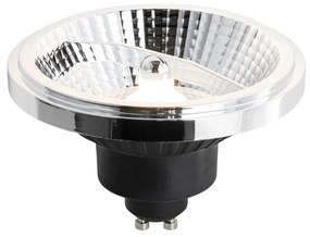 Conjunto de 5 Lâmpada LED regulável GU10 111mm 10.5W 770lm 3000K