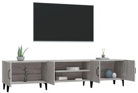 Móvel de TV 180x31,5x40 cm derivados de madeira cinza sonoma