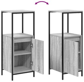 Conjunto de Móveis para a Casa de Banho 5 Peças vidaXL Cinza Sonoma em