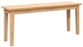 Banco 110 cm madeira seringueira maciça