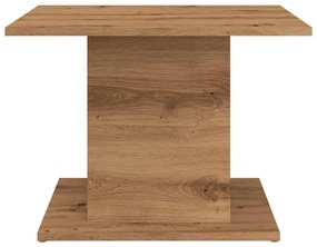 Mesa centro 55,5x55,5x40cm derivados madeira carvalho artisiano