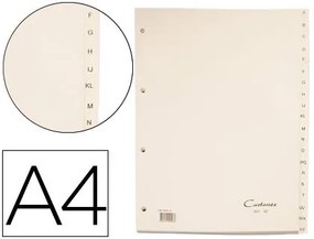 Separador Cartonex de Cartolina Alfabetico A-z