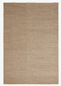 Tapete Retangular Em Lã Jultriz Castanho Trigo & 160 X 230 Cm - Sklum
