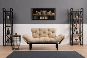 Cabideiro Berlin ABC – Nogueira/Preto – 180x200x35 cm