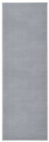 vidaXL Passadeira 60x200 cm polipropileno cinzento