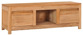 vidaXL Móvel de TV 100x30x35 cm madeira de teca maciça