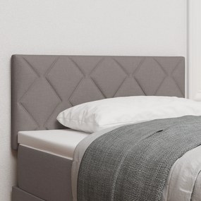 Cabeceira vidaXL Design Blocos de Diamante Taupe 90 cm Tecido