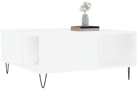 Mesa de centro 80x80x36,5 cm derivados de madeira branco