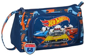 Bolsa Escolar Hot Wheels Speed Club Laranja Azul Marinho (20 X 11 X 8.5 cm)