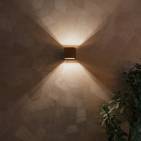 Conjunto de 2 Apliques de Parede Inteligentes Bronze Escuro 8cm c/ WiFi G9 - Transfer