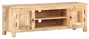 vidaXL Móvel de TV 120x30x40 cm madeira de mangueira áspera