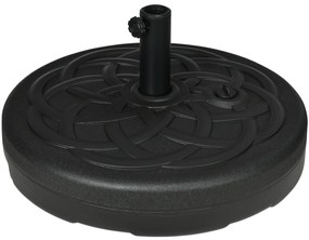 Base para Chapéu de Sol de PE Redonda Suporte para Chapéu de Sol 2,5kg