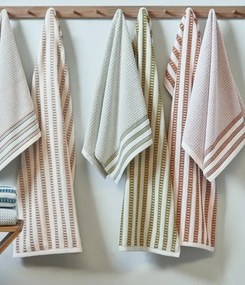 Jogo de toalhas de banho 3 peças 100% algodão 500gr./m2 - Santorini Lasa Home: Verde