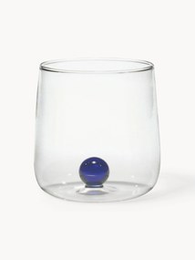 Copos em vidro de borosilicato artesanal Bilia, 6 uni.